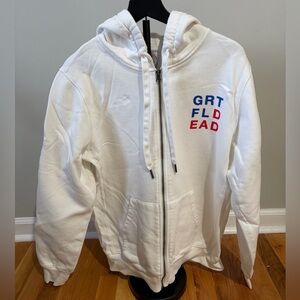 Spiritual Gangster White Hoodie with Multicolor Print